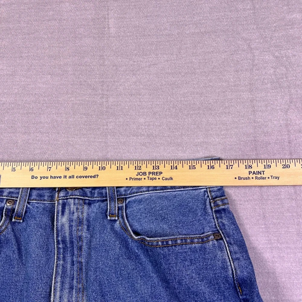 NWT George Regular Fit Mid Rise Jeans Mens 32x30 Medium Wash Blue Cotton